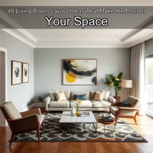 Read more about the article 48 Living Room Layout Ideas That Make the Most of Your Space