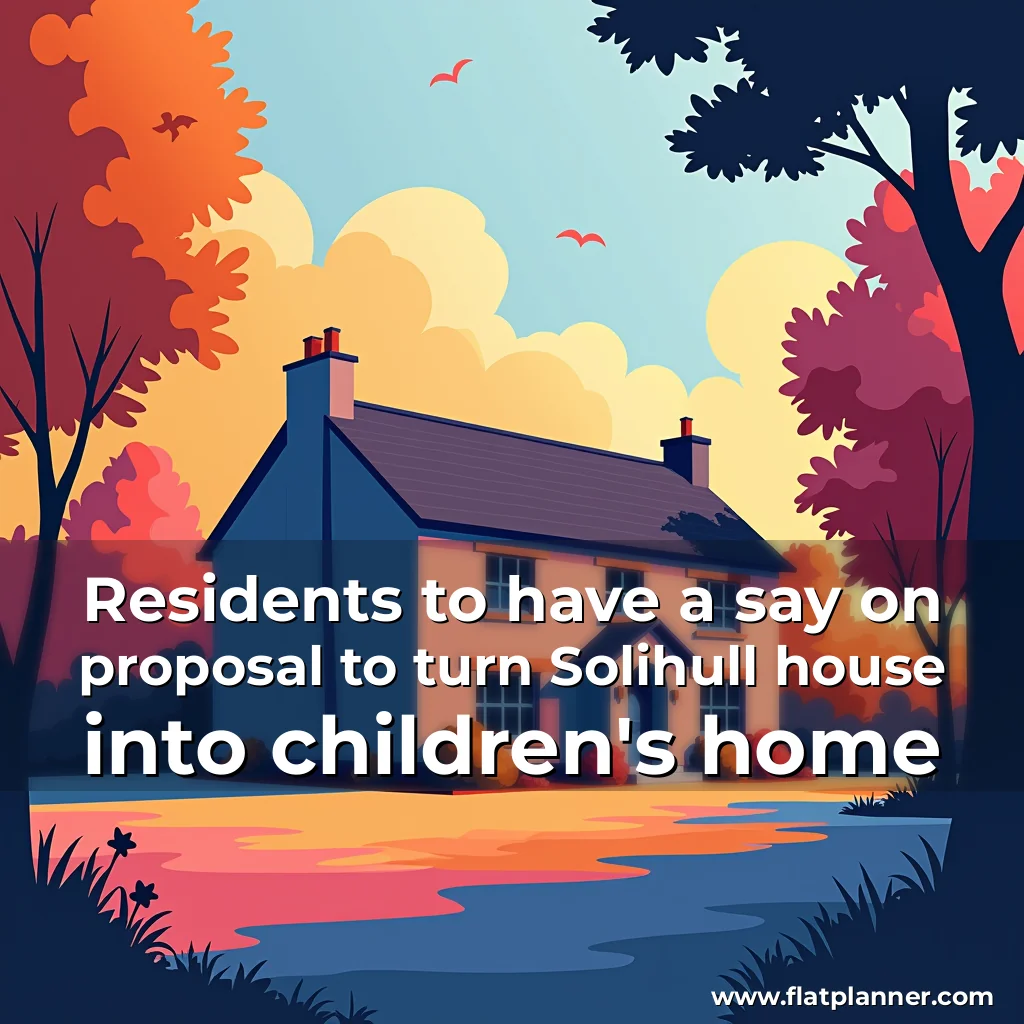 Read more about the article Residents to have a say on proposal to turn Solihull house into children’s home