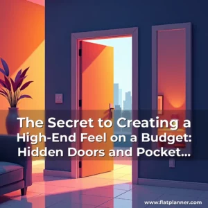 Artistic representation for The Secret to Creating a High-End Feel on a Budget: Hidden Doors and Pocket Systems